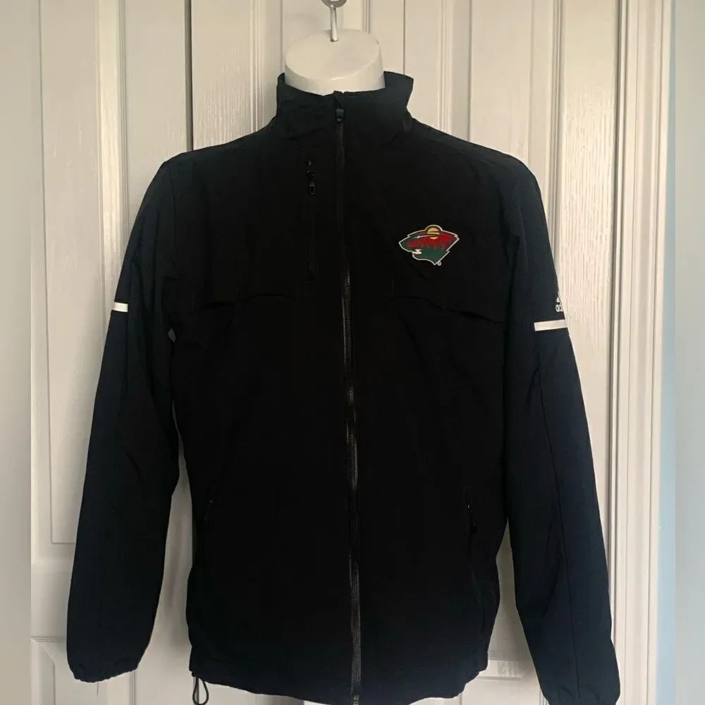 Adidas Minnesota Wild zip up golf jacket